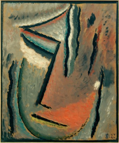 Testa astratta: Dolore muto da Alexej von Jawlensky